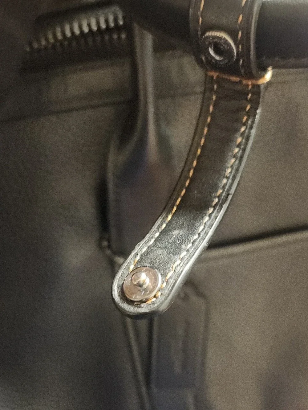 Coach Gotham Black Leather  Duffle Bag